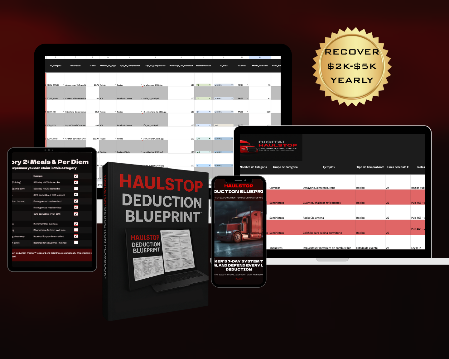 HaulStop Deduction Blueprint - Owner Operator Tax Deduction System
